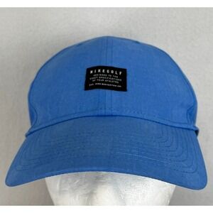 NIKE Legacy 91 Blue‎ Golf Hat Strap Back Adjustable One Size Canvas Womens Pony